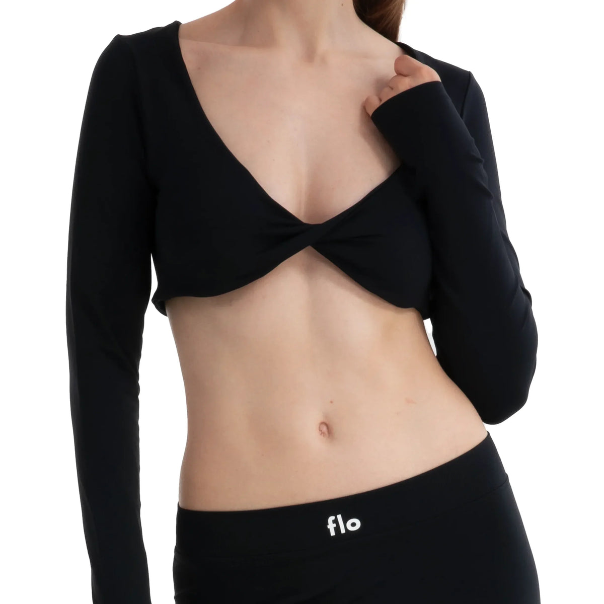 Core Wrap Crop Top