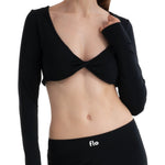 Core Wrap Crop Top