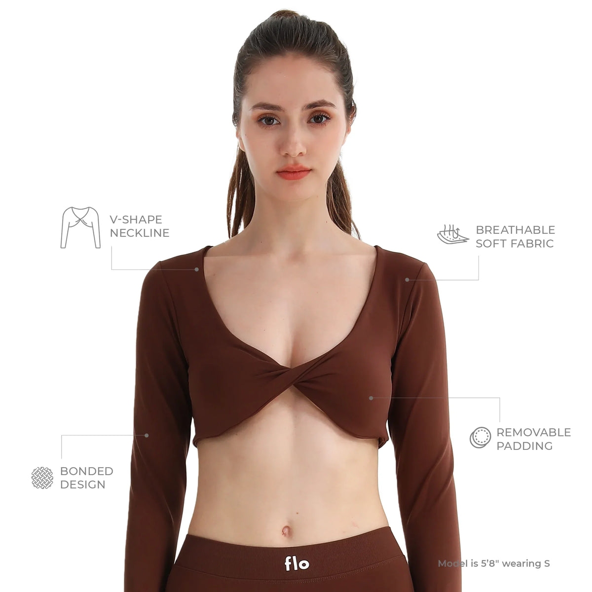Core Wrap Crop Top