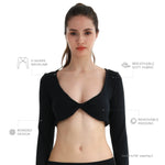 Core Wrap Crop Top