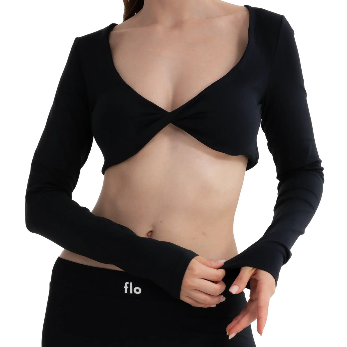 Core Wrap Crop Top