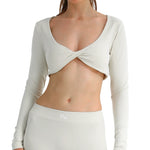 Core Wrap Crop Top