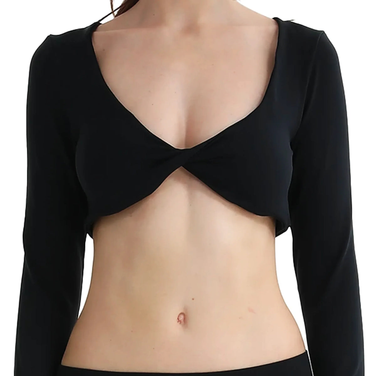 Core Wrap Crop Top