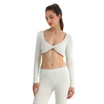 Core Wrap Crop Top