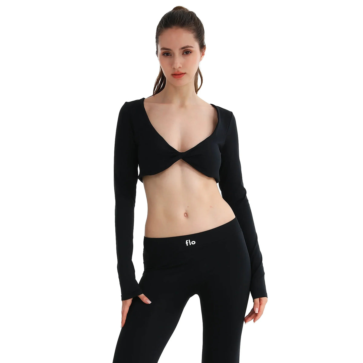 Core Wrap Crop Top