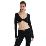 Core Wrap Crop Top
