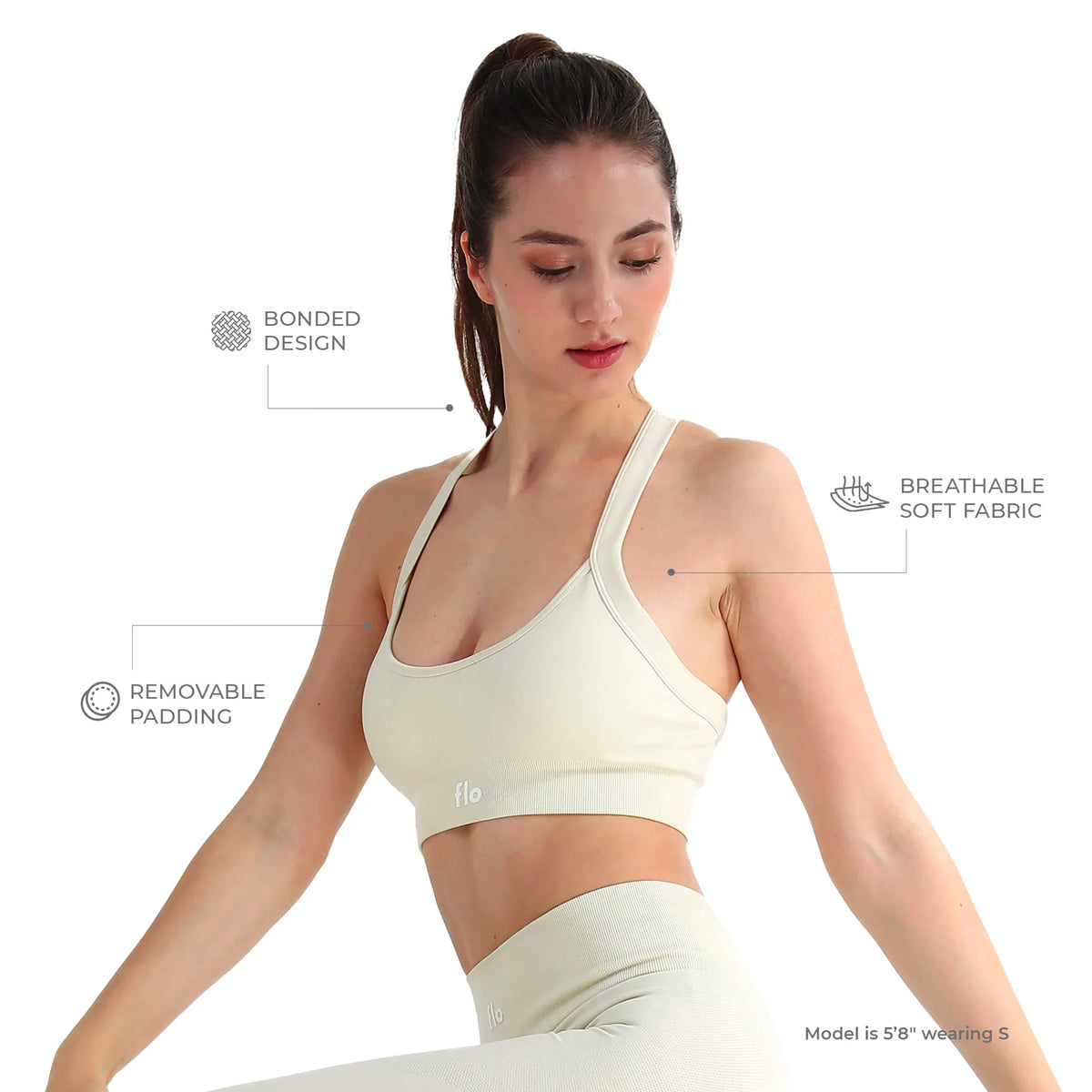 Core Ribbed Sports Bra